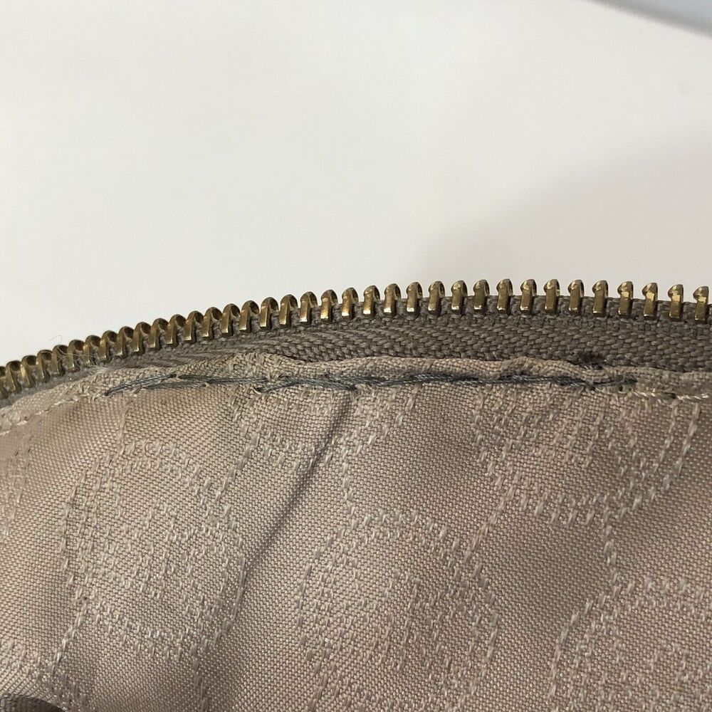 Michael Kors Riley Black Tan Beige Python Embossed Leather Satchel Crossbody - Picture 14 of 16